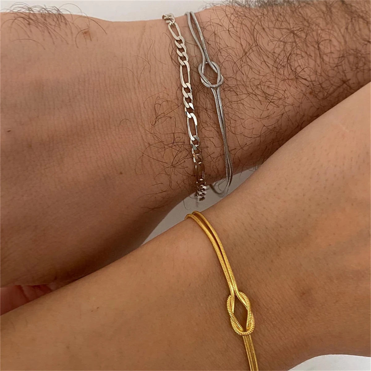 Couple’s Knot Bracelet Set