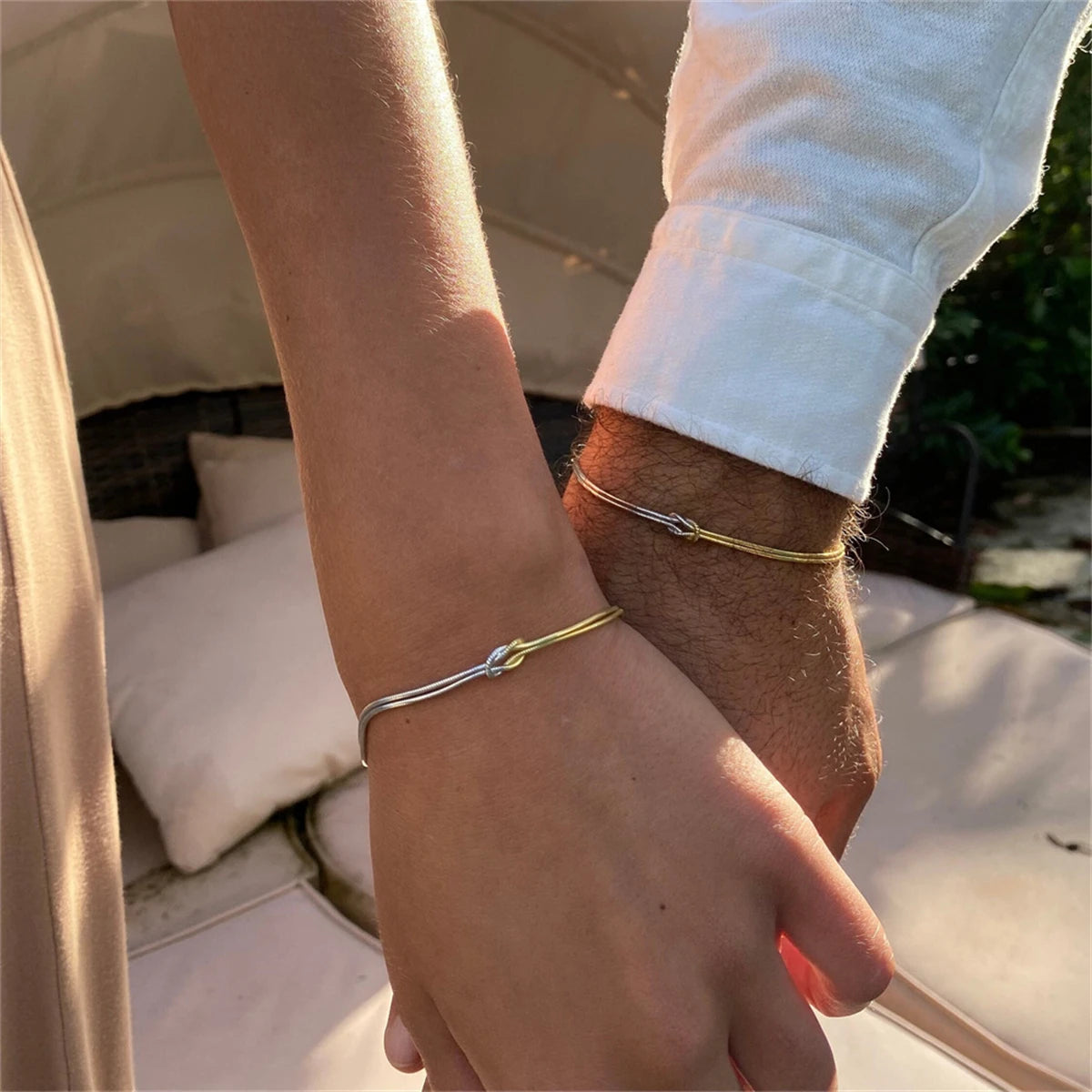 Couple’s Knot Bracelet Set