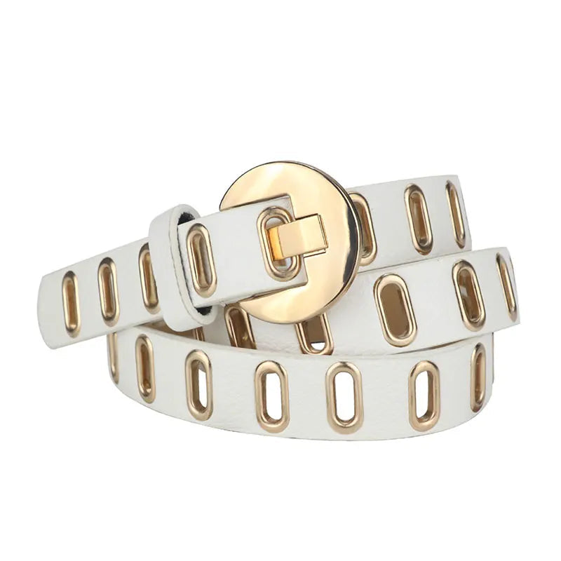 Adjustable Eyelet Waist Belt