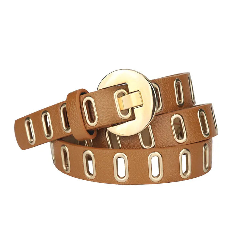 Adjustable Eyelet Waist Belt