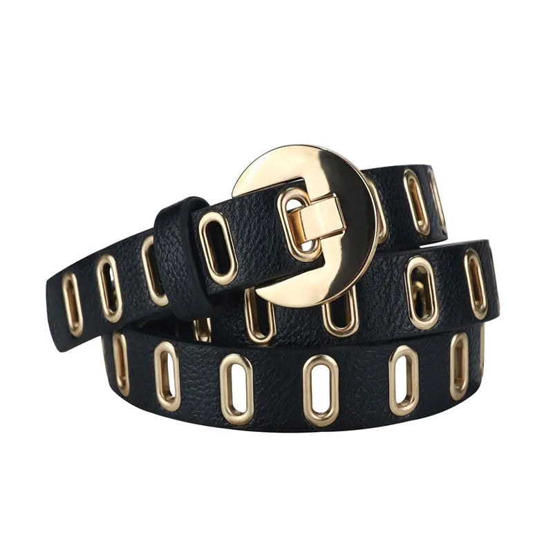Adjustable Eyelet Waist Belt
