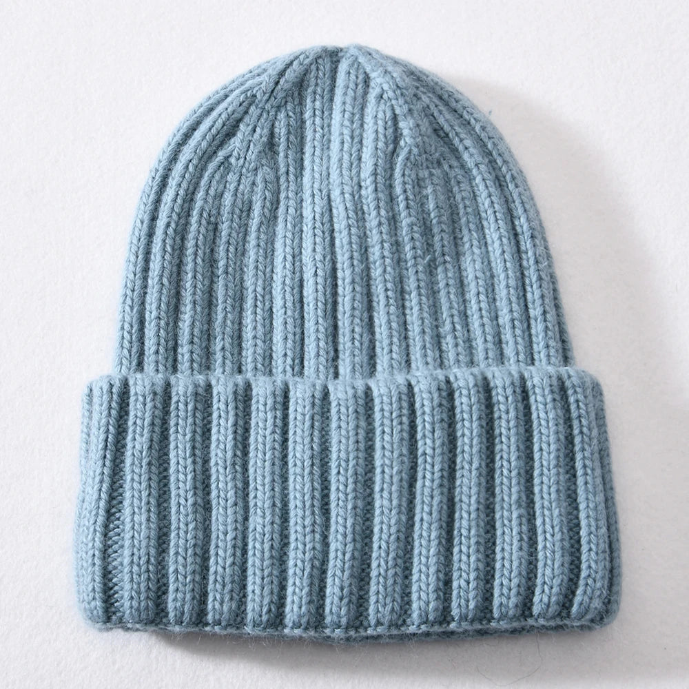 Gorro de punto de seda