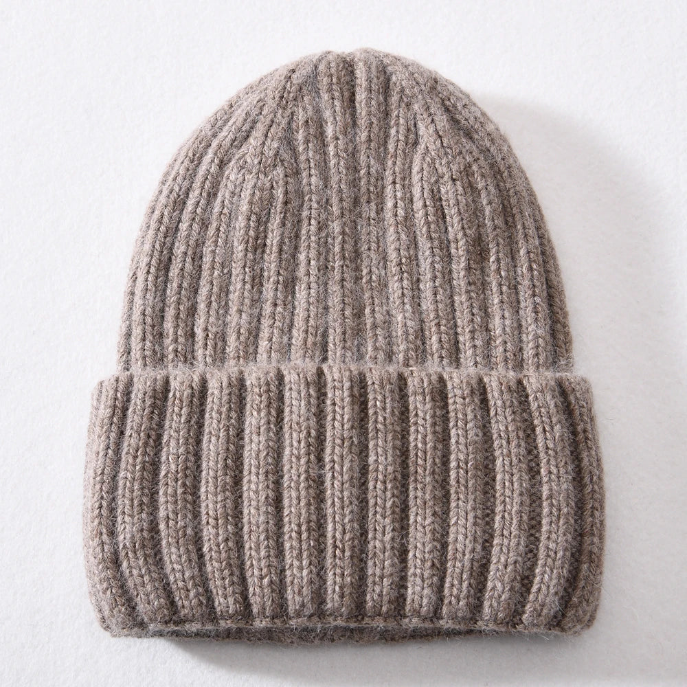 Gorro de punto de seda