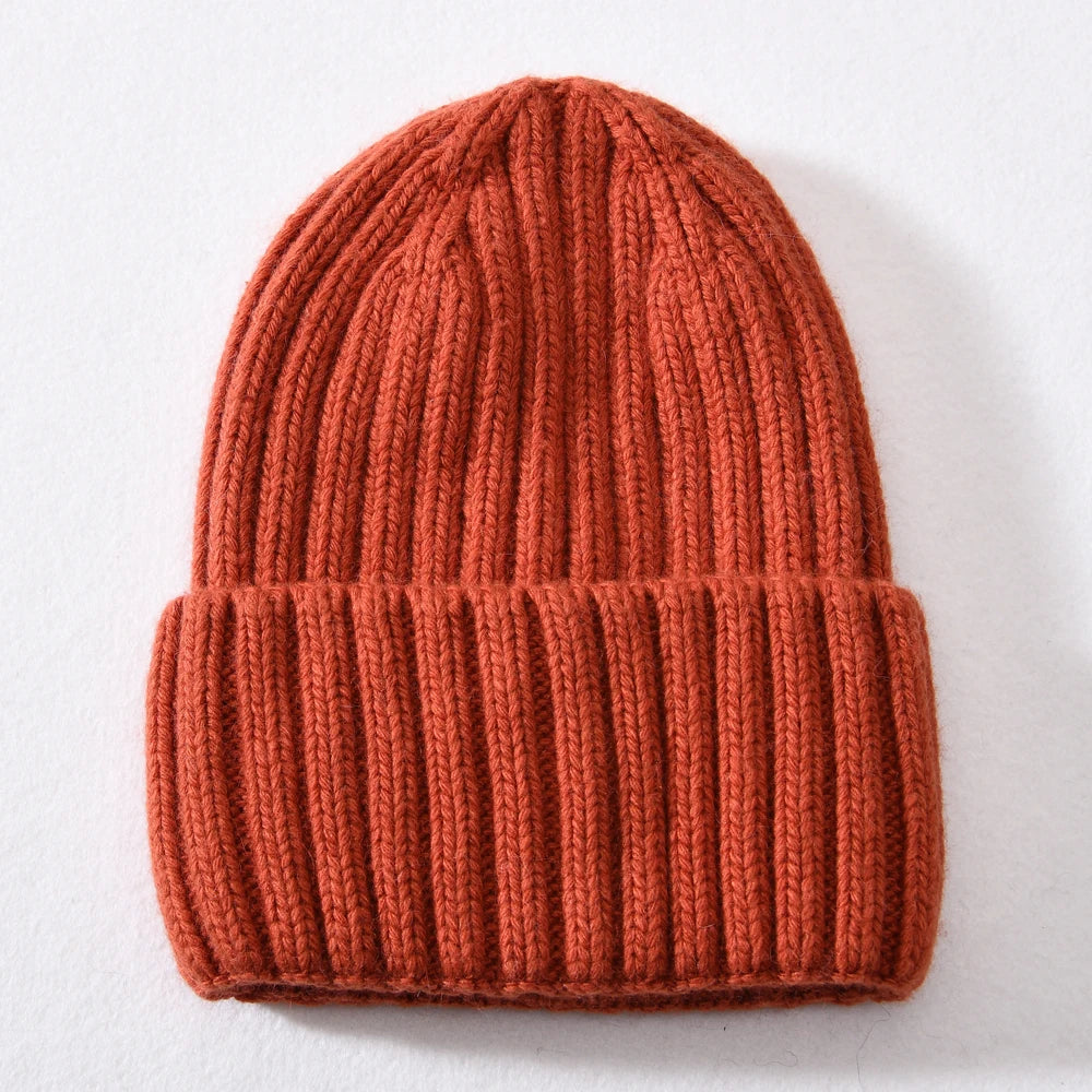 Gorro de punto de seda