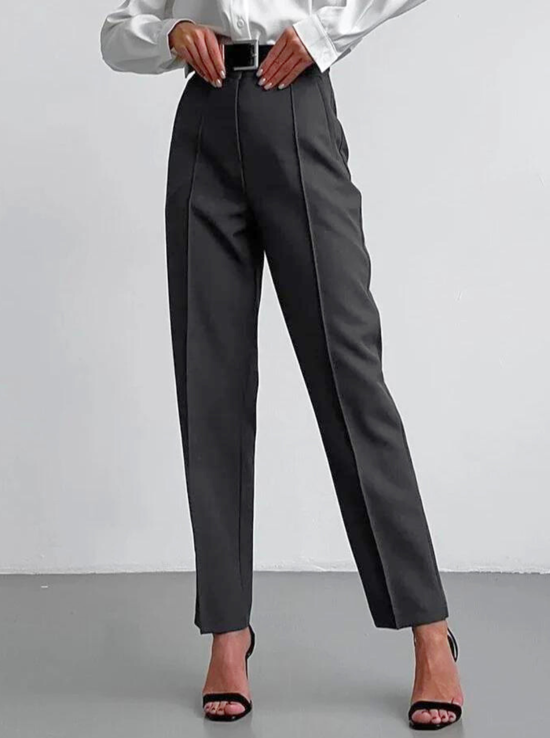 Elegant Structured Tailored Trousers