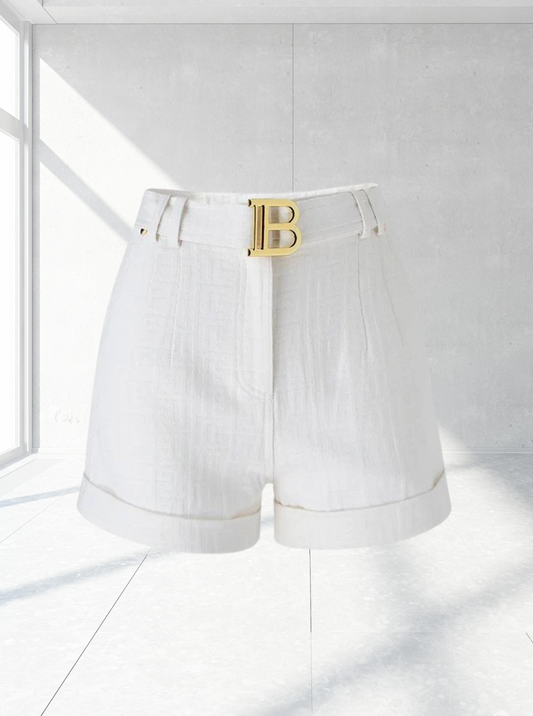 Shorts jeans de beleza arejada