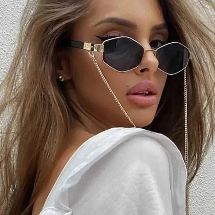 Sexy Small Frame Hexagon Sunglasses