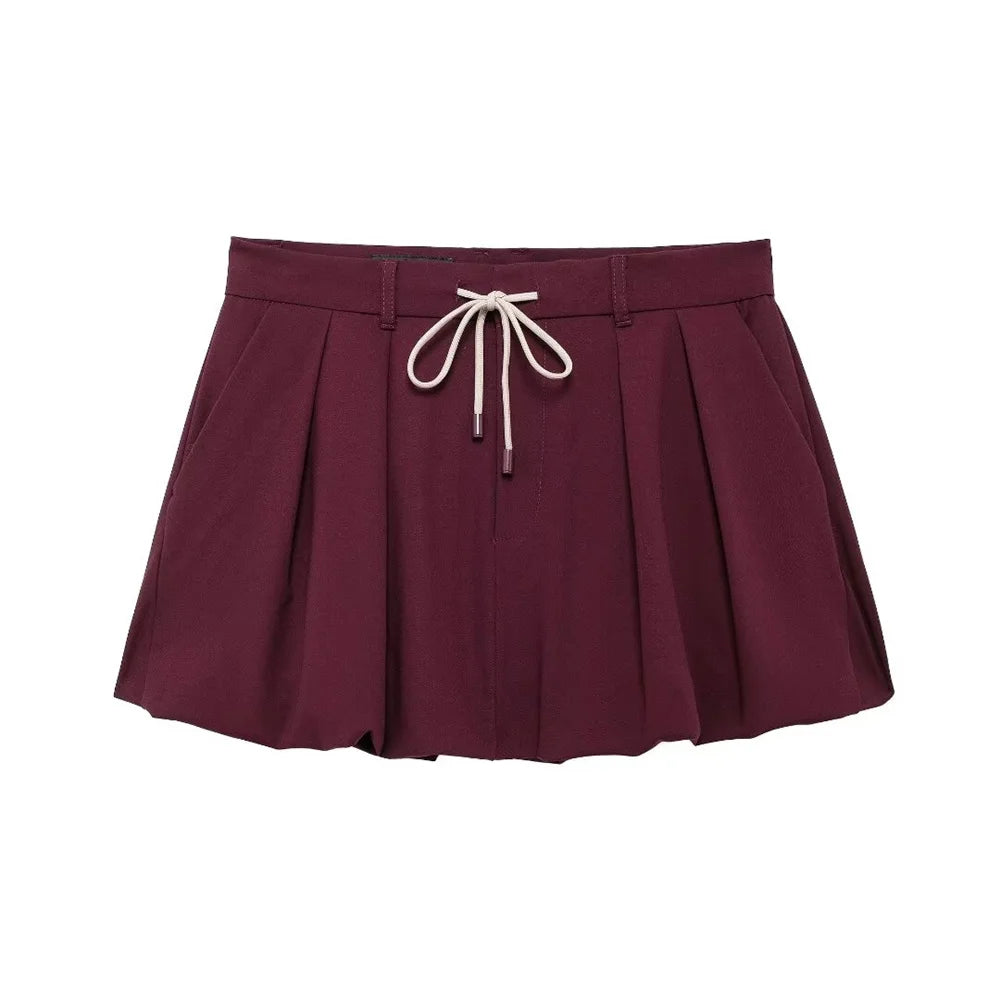 Burgundy Two-Piece Set