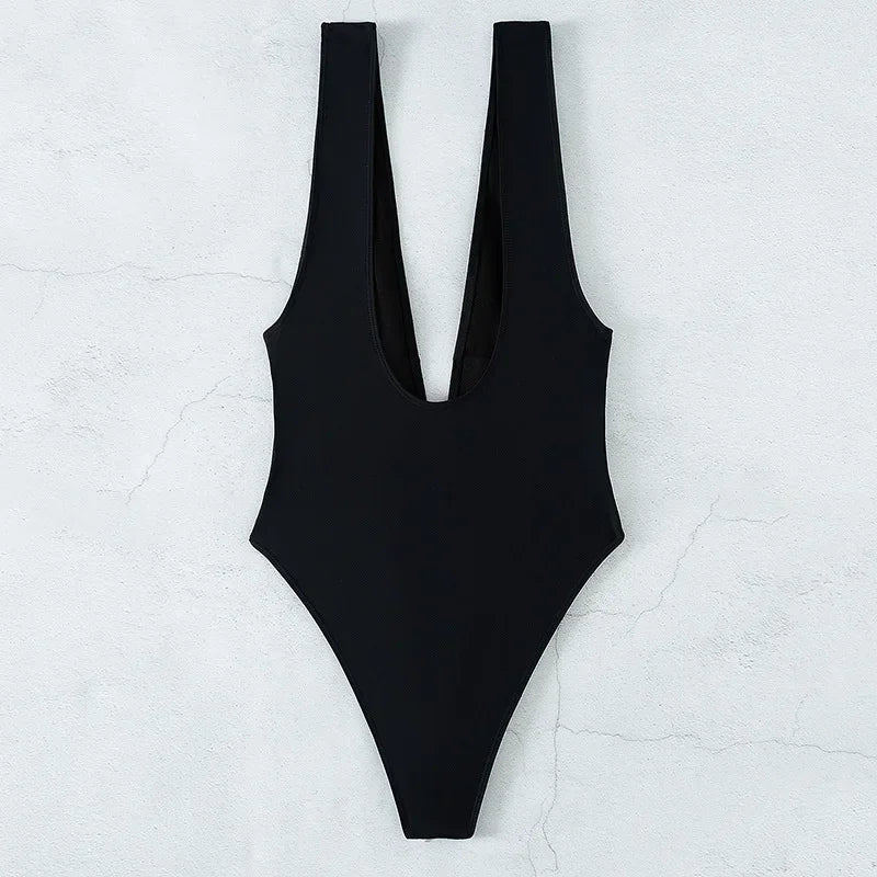 Enchantress Black Cutout Swimsuit