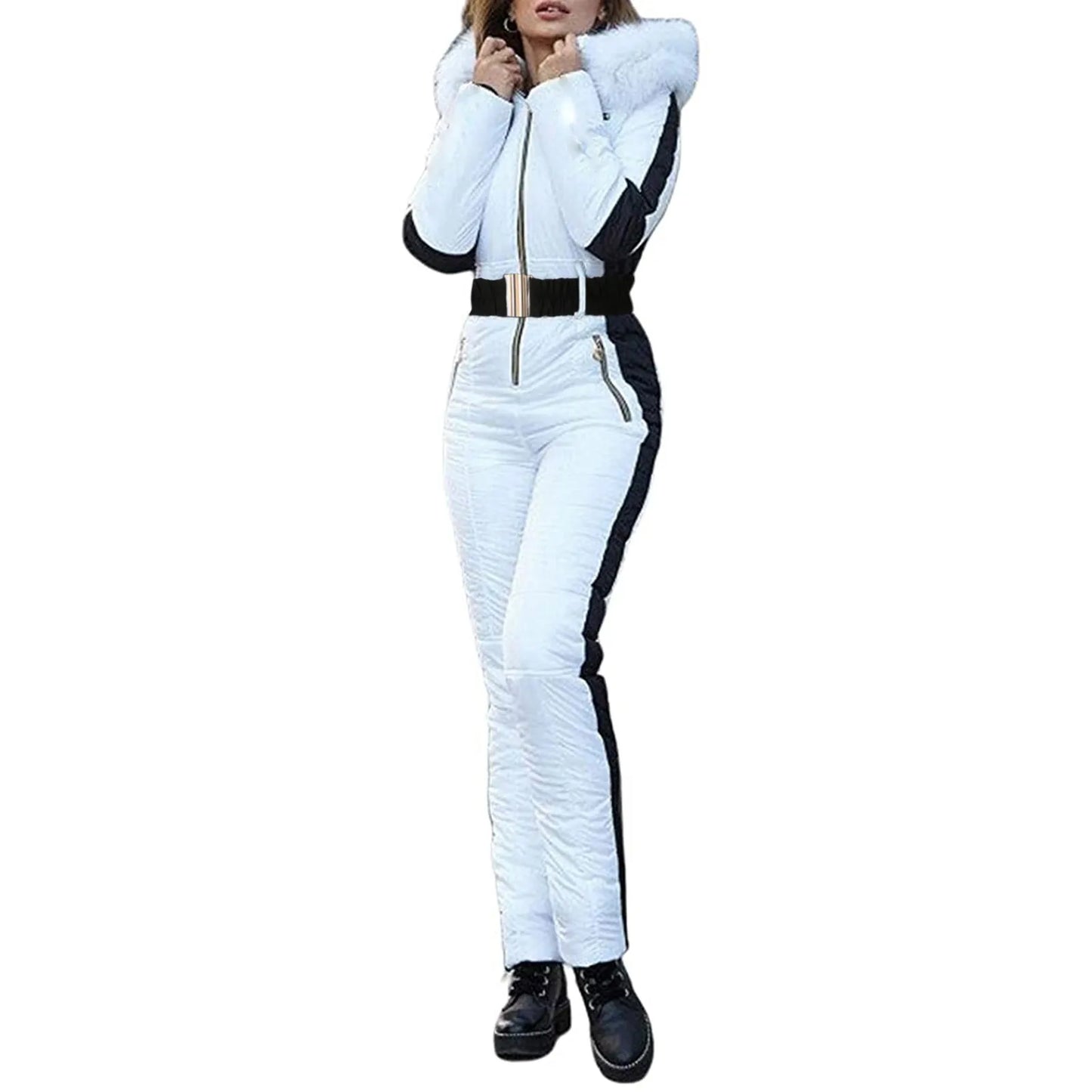 Black & White Ski Suit