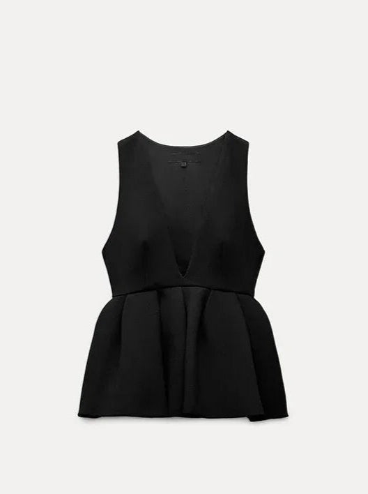Elegant Peplum Jumpsuit