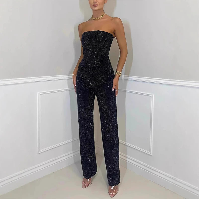 Glittery Two-Piece Set