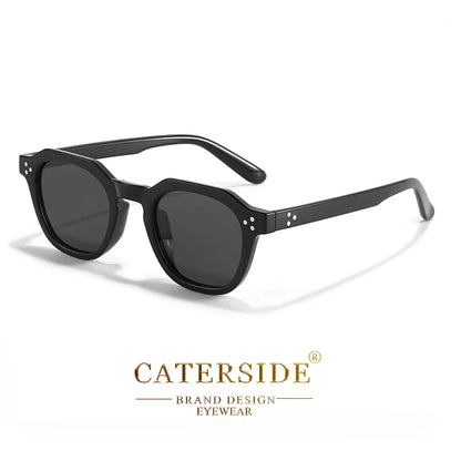Caterside Vintage Transparent Frame Sunglasses