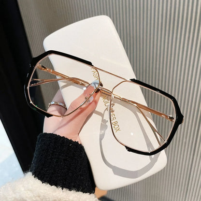 Luxury Geometric Aviator Sunglasses