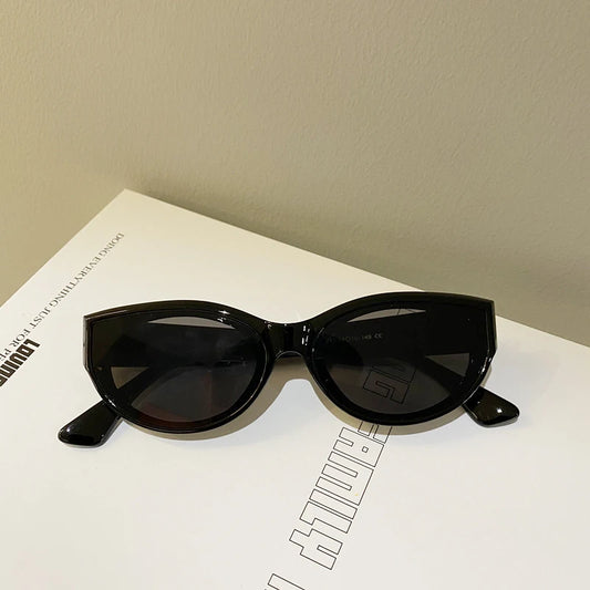 Black Cat-Eye Sunglasses