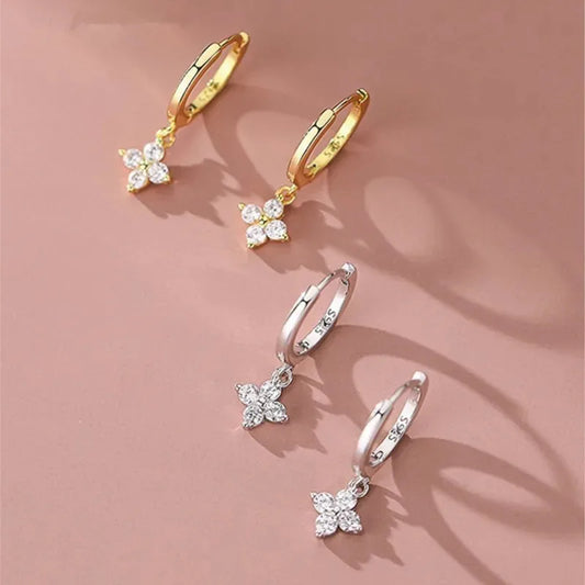 Dainty Floral Drop Earrings