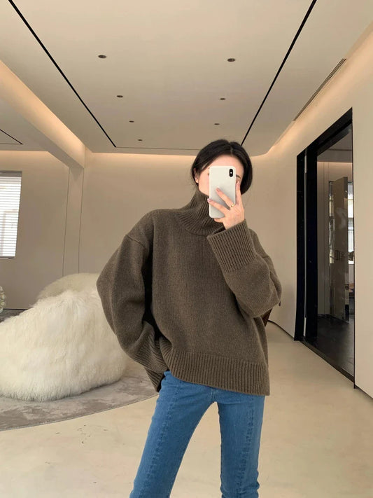 Cozy Cashmere Turtleneck Sweater