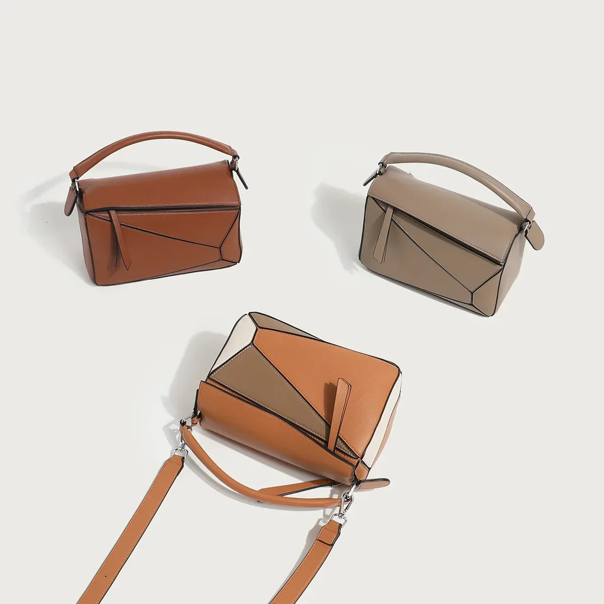 Trendige geometrische Crossbody -Tasche