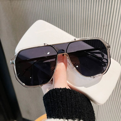 Luxury Geometric Aviator Sunglasses