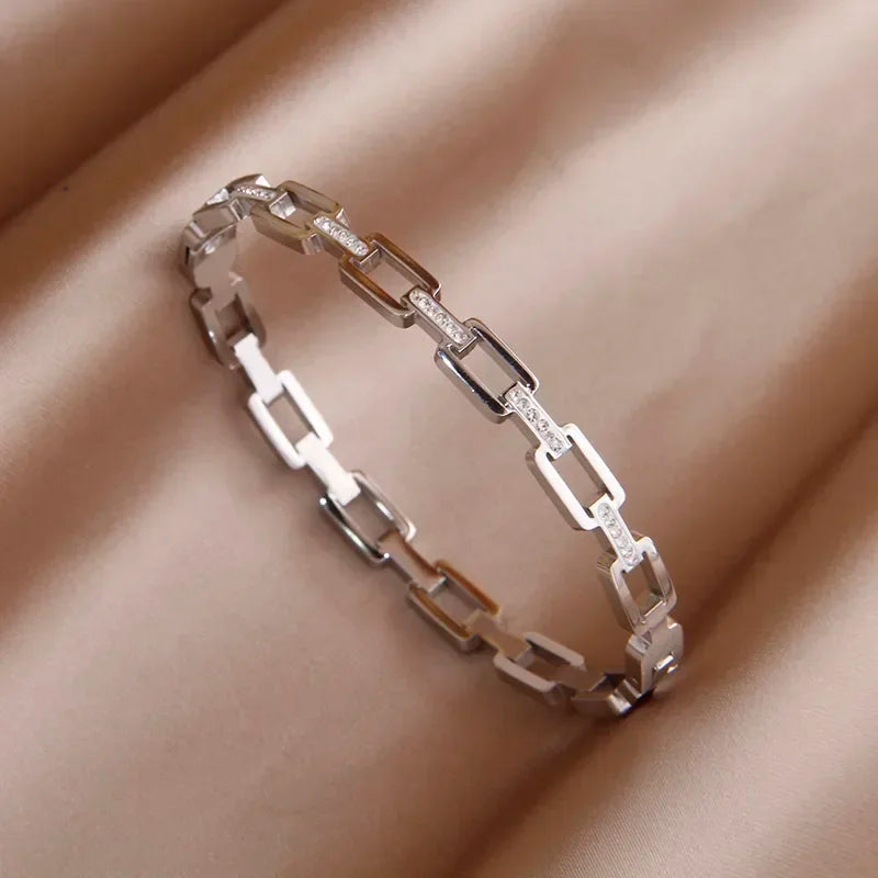 Gold Plated Cubic Zirconia Bracelet