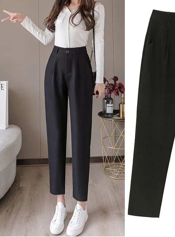 Sheer Layered Blazer and Trousers Set