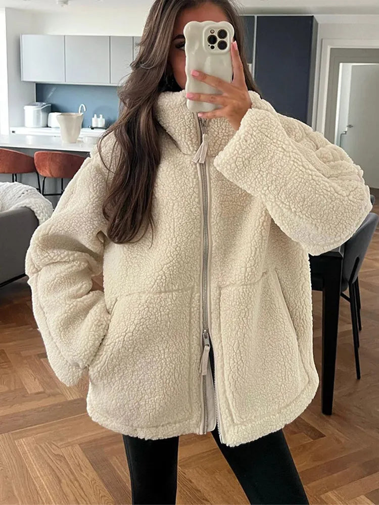 Chic Women's Lambswool Jacket