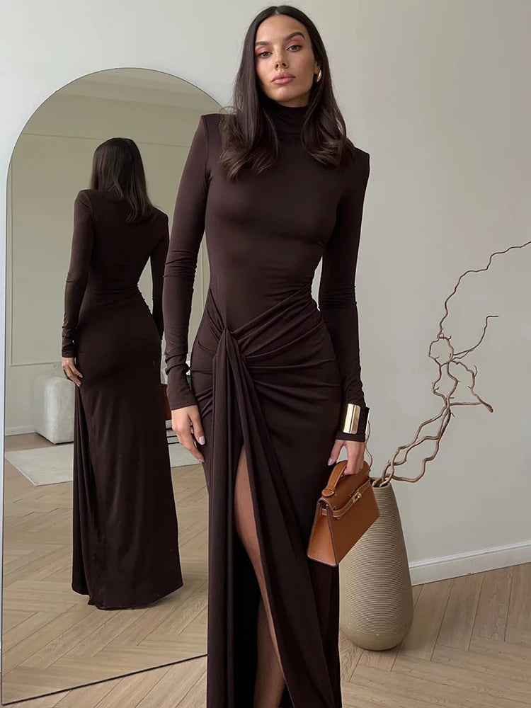 Sexy High Neck Dress for Fashion Women